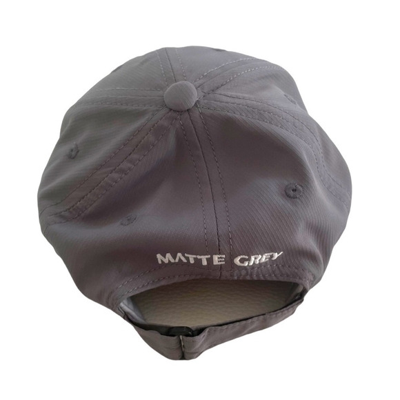 NWT Matte Grey Modern Recreation Julep Low Pro Unisex Golf Hat Athletic Cap - Picture 4 of 5